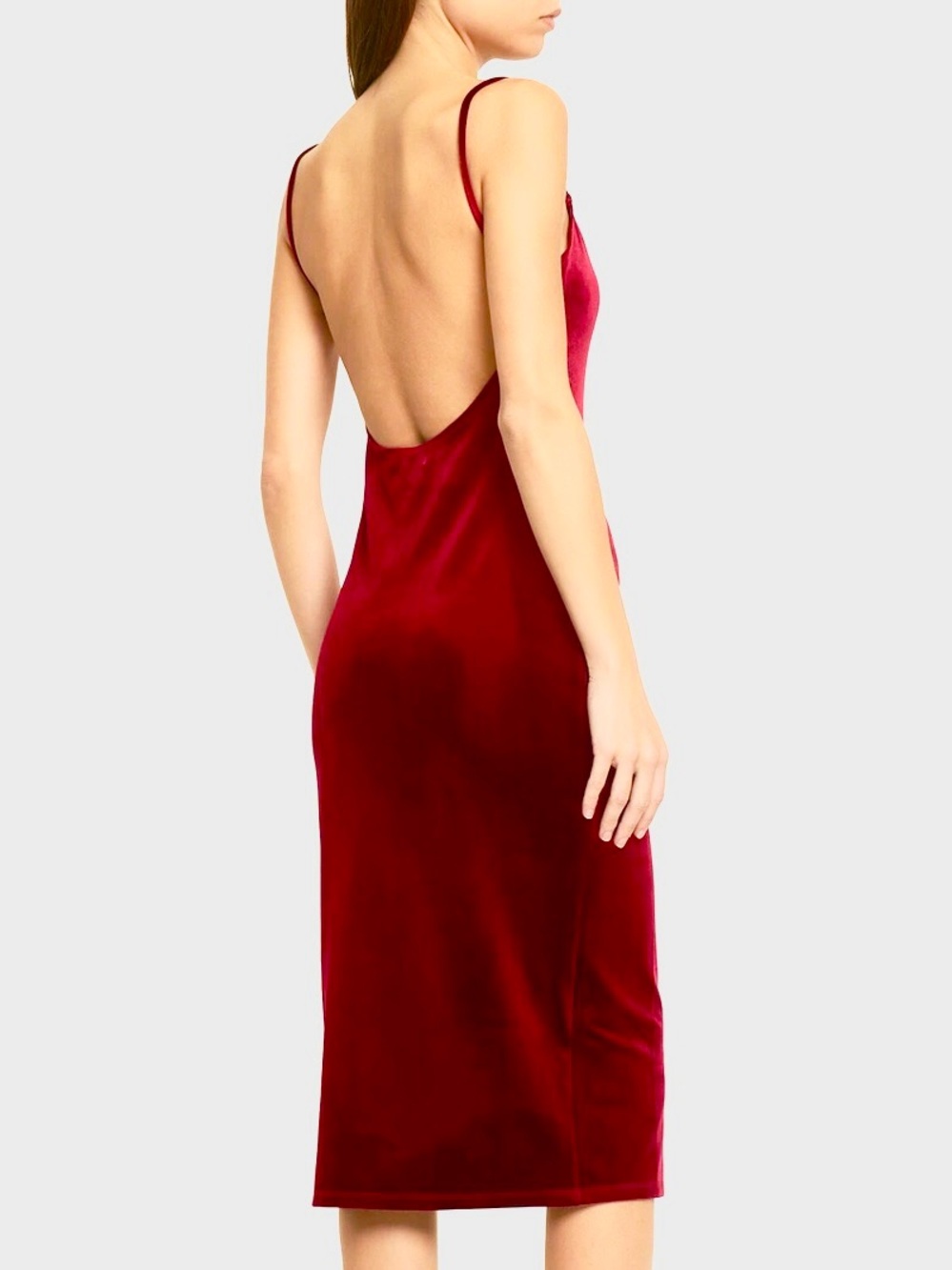 Reformation Merel Velvet Dress